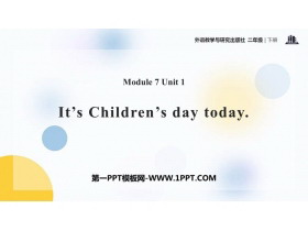 It's Children's Day todayPPTMn