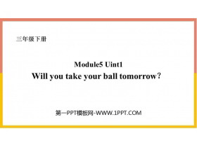 Will you take your ball tomorrow?PPTѿμ
