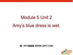 Amy's blue dress is wetPPTMn
