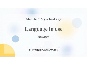 Language in useMy school day PPTnd(1nr)