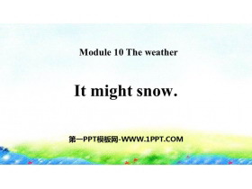 It might snowthe weather PPTѿμ