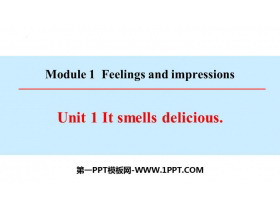 It smells deliciouFeelings and impressions PPTμ