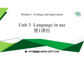 Language in useFeelings and impressions PPTѧμ(1ʱ)