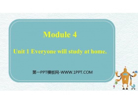 Everyone will study at homeLife in the future PPT|n
