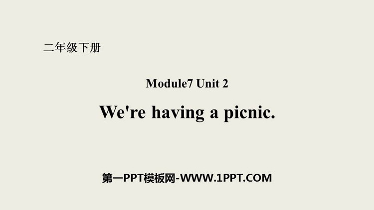 We\re having a picnicPPTnd