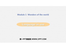 Language in useWonders of the world PPŤWn