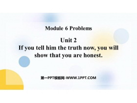 If you tell him the truth now you will show that you are honestProblems PPTƷn