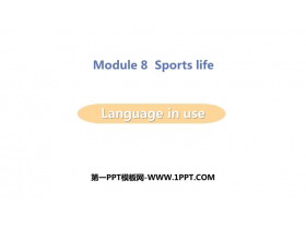 《Language in use》Sports life PPT教�W�n件