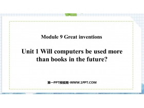 《Will computers be used more than books in the future?》Great inventions PPT精品�n件