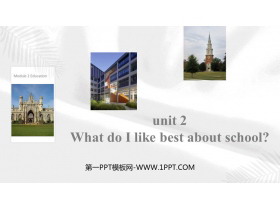 What do I like best about school?Education PPTƷμ