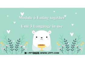 《Language in use》Eating together PPT教�W�n件