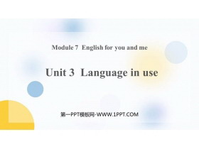《Language in use》English for you and me PPT�n件下�d