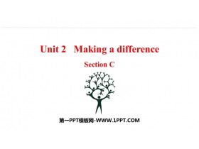 《Making a difference》Section C PPT�n件