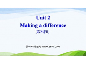 《Making a difference》PPT下�d(第2�n�r)