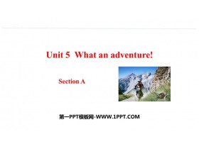 《What an adventure!》SectionA PPT�n件