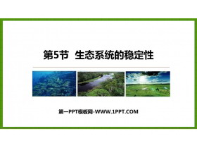 《生态系统的稳定性》PPT免费课件下载