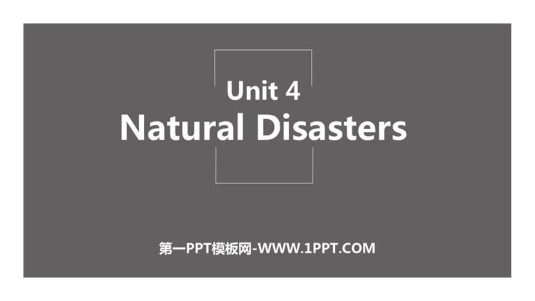 Natural disastersPPTd