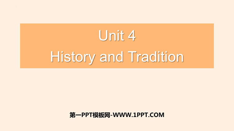 History and TraditionsPPTd
