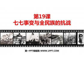 《七七事变与全民族抗战》PPT免费课件下载