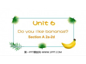 Do you like bananas?SectionA PPTd(2nr)