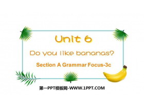Do you like bananas?SectionA PPTd(3nr)