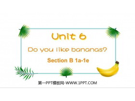 Do you like bananas?SectionB PPTd(1nr)