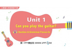 Can you play the guitar?SectionA PPTѧμ(3ʱ)