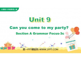 Can you come to my party?SectionA PPTѧμ(3ʱ)