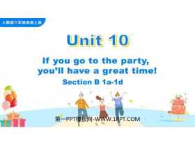 If you go to the party you'll have a great time!SectionB PPTμ(1ʱ)
