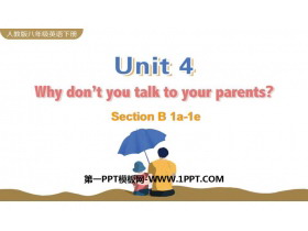 Why don't you talk to your parents?SectionB PPTѧμ(1ʱ)