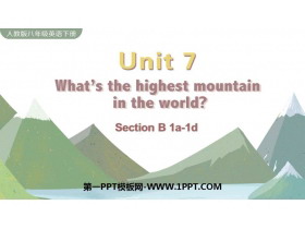 What's the highest mountain in the world?SectionB PPŤWn(1nr)