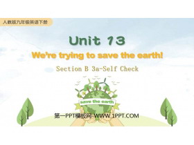 We're trying to save the earth!SectionB PPTμ(3ʱ)