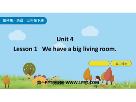 We have a big living roomHome PPTμ(2ʱ)