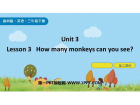 《How many monkeys can you see?》Animals PPT课件(第2课时)