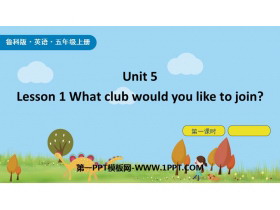 What club would you like to join?Sports PPT(1ʱ)
