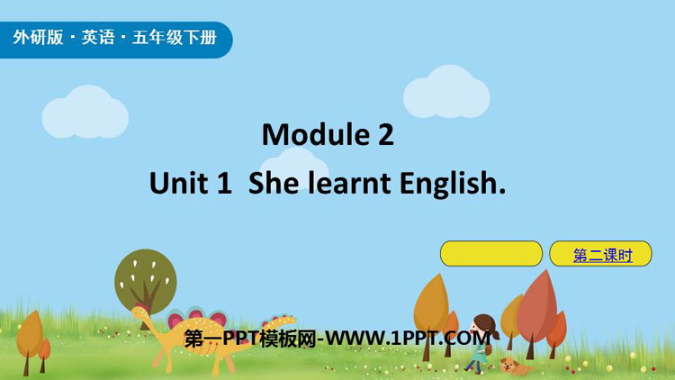 She learnt EnglishPPTn(2nr)